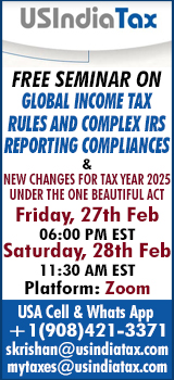 Free Seminar: Key Global Tax Changes for 2025 | Join Us on Feb 27 and 28 | UsIndiaTax Free Seminar: Key Global Tax Changes for 2025 | Join Us on Feb 27 and 28 | UsIndiaTax